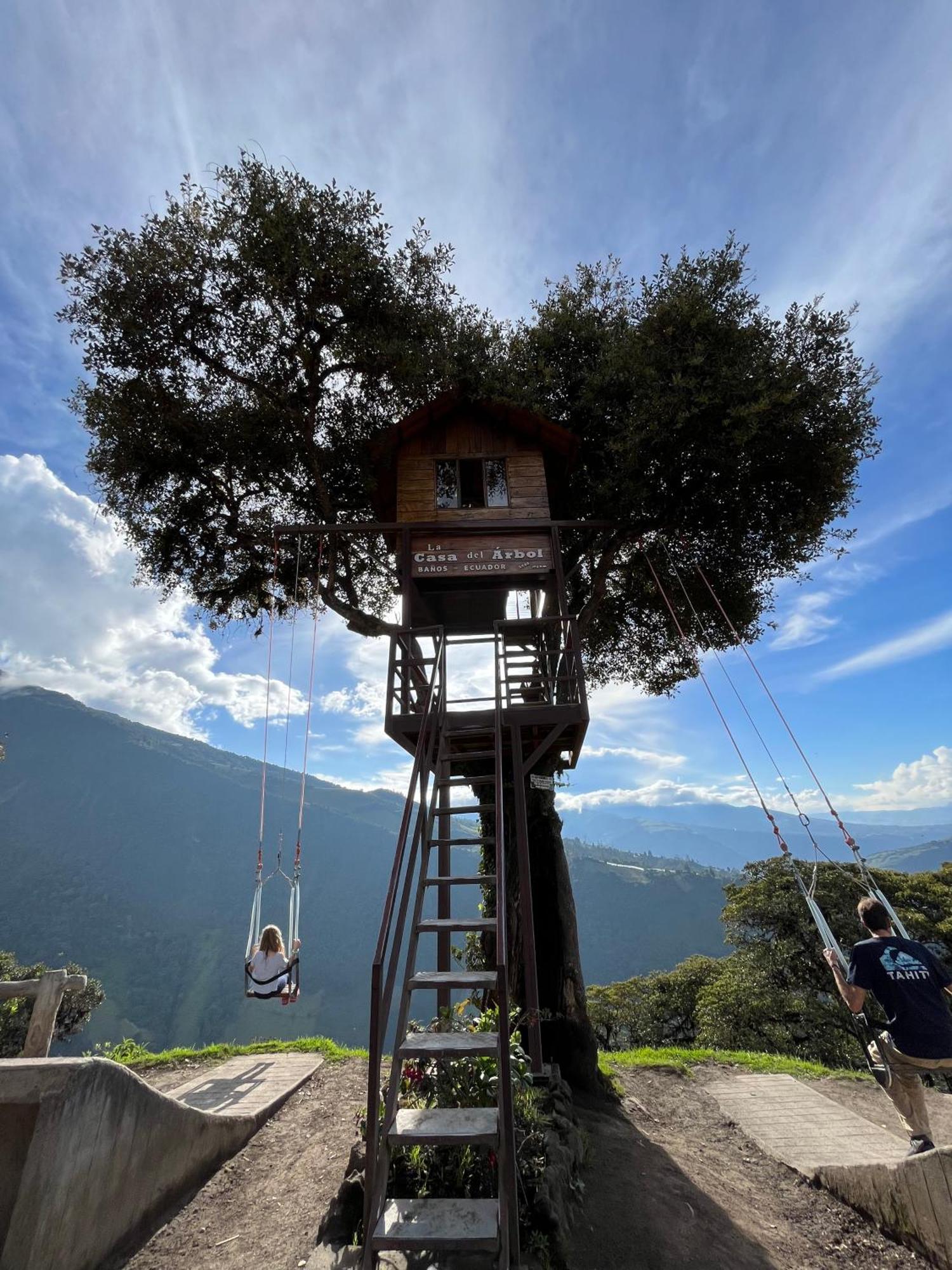 Premium Holiday Cabin - Spectacular Tungurahua Volcano View Baños Esterno foto